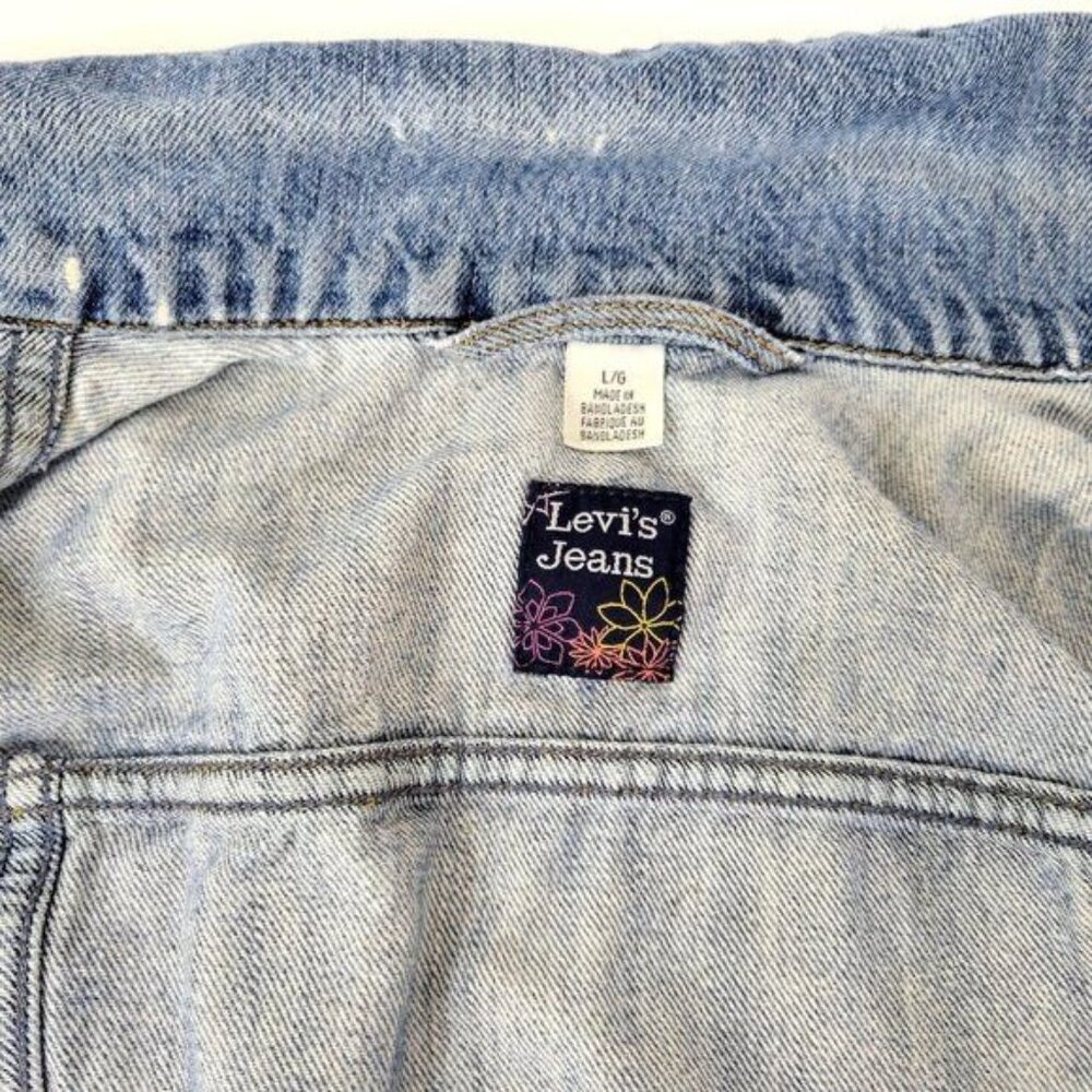Levi's Junior Destroyed Denim Jean Jacket - Picture 2 of 6